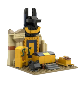 Klocki zestaw świątynia egipska grobowiec Anubis Indiana Jones 277 elementów