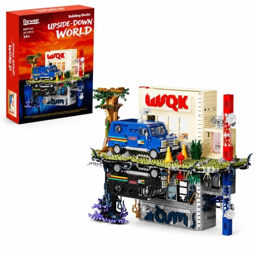 Klocki zestaw Druga Strona Stranger Things Upside-Down World stacja WSQK 2612 elementów
