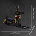 Klocki zestaw bóstwo Anubis szakal egipski duża figura rzeźba model 1208 elementów