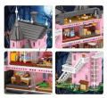 Klocki zestaw różowy pałac nawiedzony dwór Halloween Pink Castle makieta model 2826 elementów