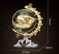 Klocki zestaw globus Pangea czaszka dinozaura Tyranozaur T-Rex skamielina model 556 elementów