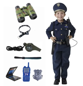 Strój policjanta dla dzieci zestaw karnawałowy halloween