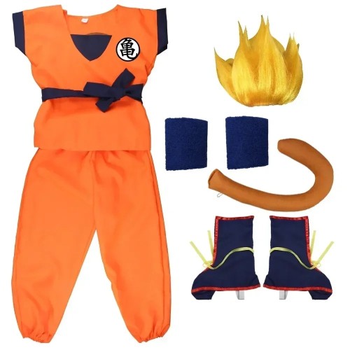 Strój przebranie Goku Dragon Ball Z Super Saiyan kimono halloween karnawał