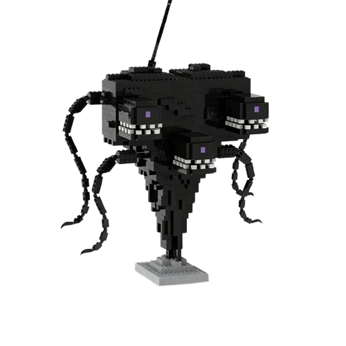 Klocki Minecraft Wither Storm Burza Withera figurka bossa potwór 1400 elementów