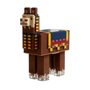 Klocki Minecraft Lama Wędrownego Handlarza figurka zwierzę mob 1079 elementów
