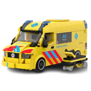 Klocki karetka pogotowia ambulans ratunkowy 648 elementów