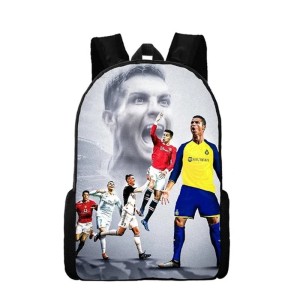 Plecak szkolny dla ucznia z piłkarzem CR7 nadruk 3D