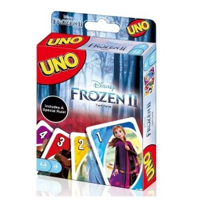 Gra karciana Uno dla dzieci i dorosłych seria Frozen Elza