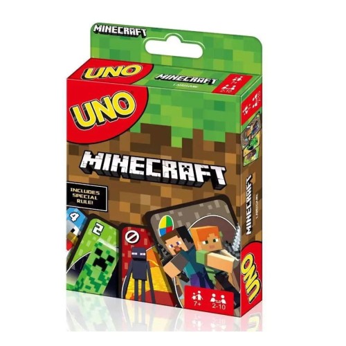 Gra karciana Uno dla dzieci i dorosłych seria Minecraft.jpeg