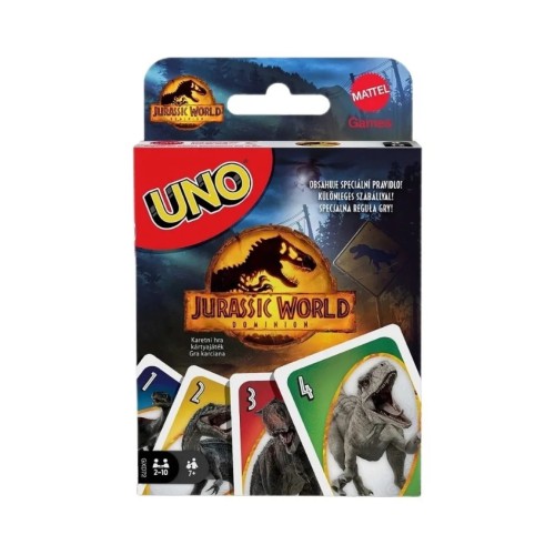Gra karciana Uno dla dzieci i dorosłych seria Jurassic World.jpeg