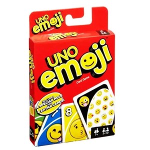 Gra karciana Uno dla dzieci i dorosłych seria Emoji