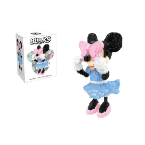 Zestaw klocków z bajki Myszka Minnie 25 cm