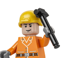 Betoniarka z klocków do złożenia ciężarówka zabawka ludzik.png